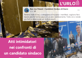 manifesti elettorali giarre