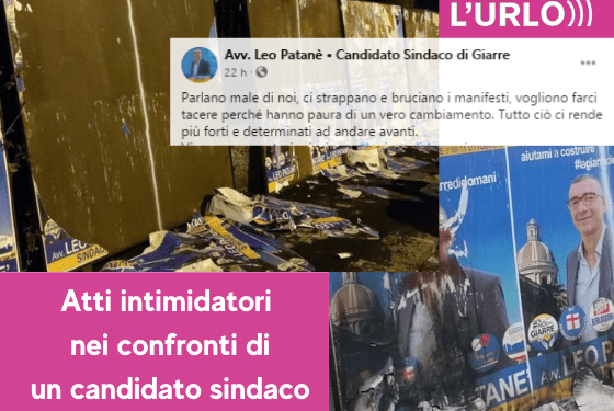 manifesti elettorali giarre
