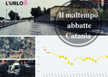 Catania distrutta dal maltempo e scuole chiuse - l'urlo