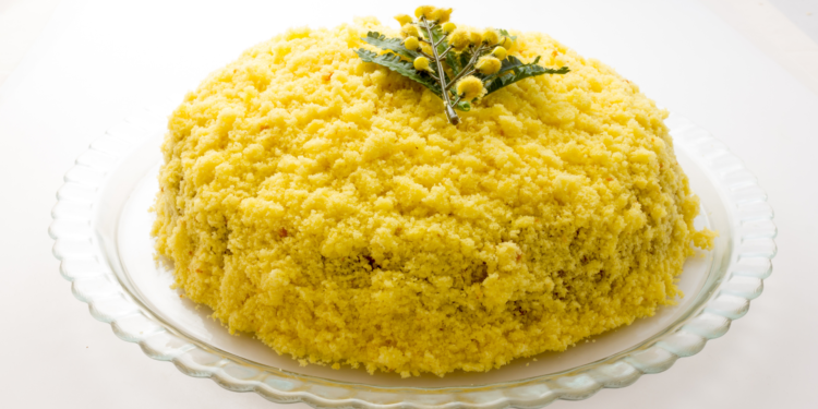 torta mimosa. food