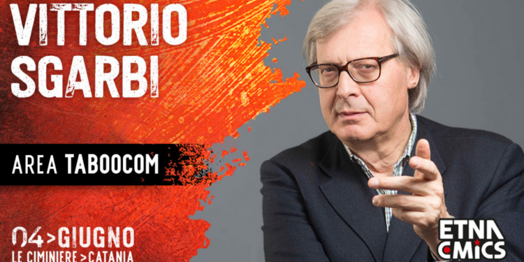 Vittorio Sgarbi per TabooCom ad Etna Comics