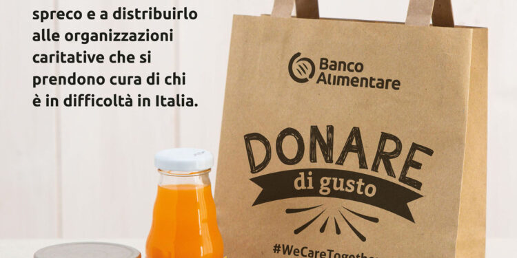 Banco alimentare lancia “Donare di gusto #WeCareTogether”