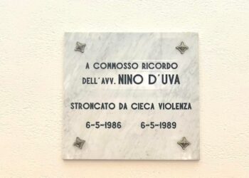 L’On. D’Uva ricorda l’uccisione per mafia del nonno Nino