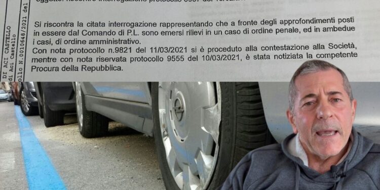 Aci Castello: strisce blu e “regalie”