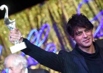 Gabriel Garko a Salina per ritirare il Premio Troisi