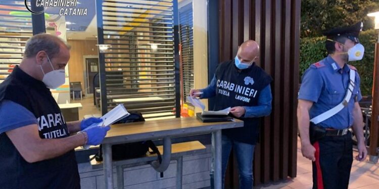 Denunciati nel catanese 3 lavoratori in nero