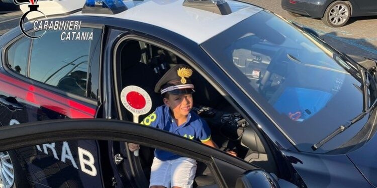 I carabinieri di Riposto regalano un sogno al piccolo Jader di 5 anni