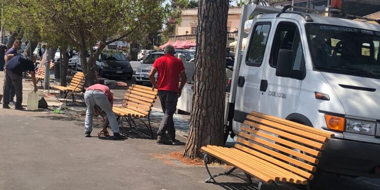 Catania: ripristino marciapiedi piazza Mancini