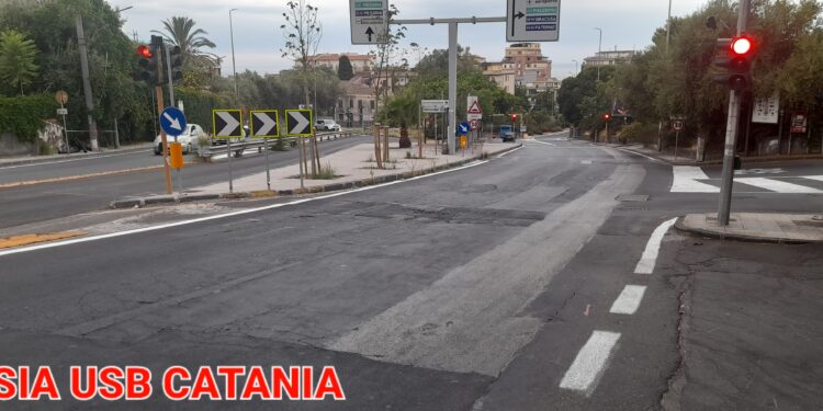 Catania: ASIA USB chiede la messa in sicurezza dell’attraversamento pedonale di via Passo Gravina