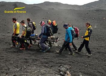 Turista francese salvata sull’Etna dal soccorso alpino