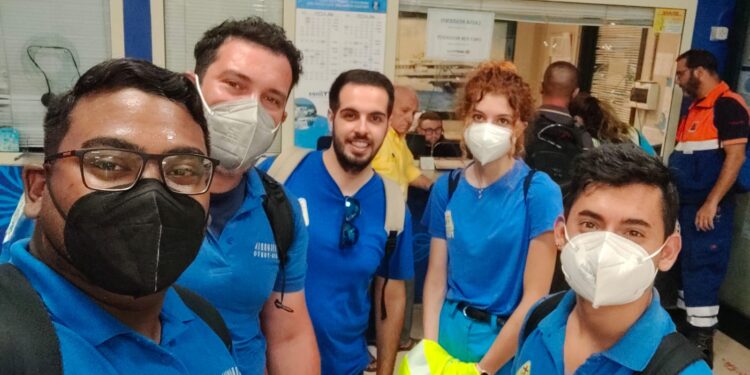 A Stromboli 6 volontari delle Misericordie della provincia di Catania