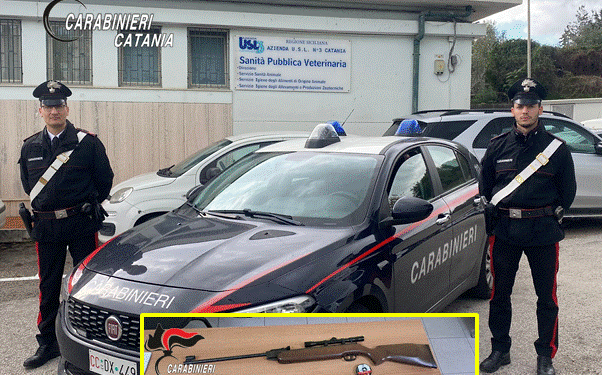 Spara ad un cane randagio con il fucile della moglie