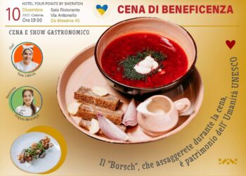 Cena di beneficenza e show gastronomico per l’Ucraina