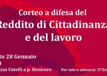 Catania: in piazza per difendere il reddito di cittadinanza