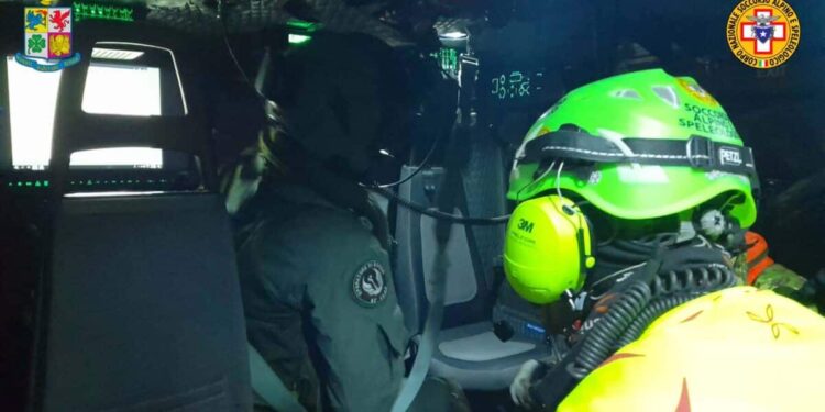 Salvata una donna caduta da un pendio