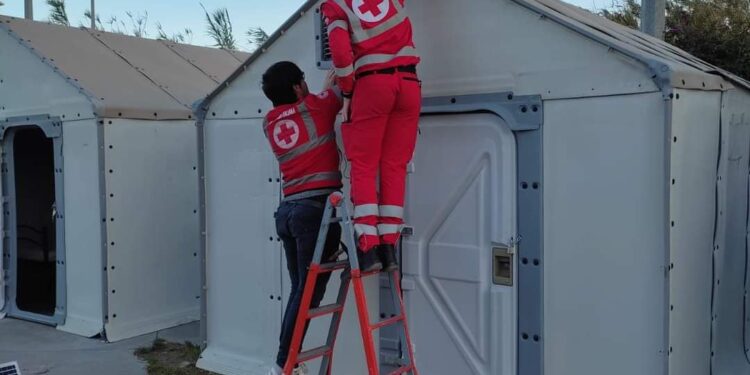 Adibiti moduli abitativi per migranti