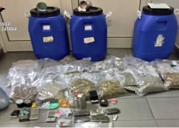 Controllavano la droga da una telecamera: in manette coppia di fidanzati