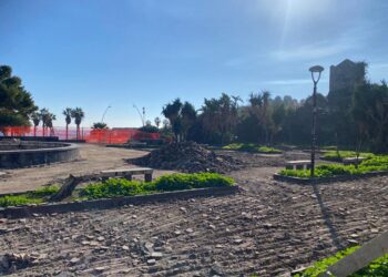 Catania: ruspe e operai in azione per la rigenerazione green in piazza Europa