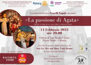 “La passione di Agata” dei fratelli Napoli nella Chiesa di San Nicolò l’Arena sabato 11 febbraio