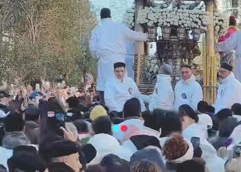 Continua lento il peregrinare di Sant’Agata, che adesso ha finito la salita di San Giuliano