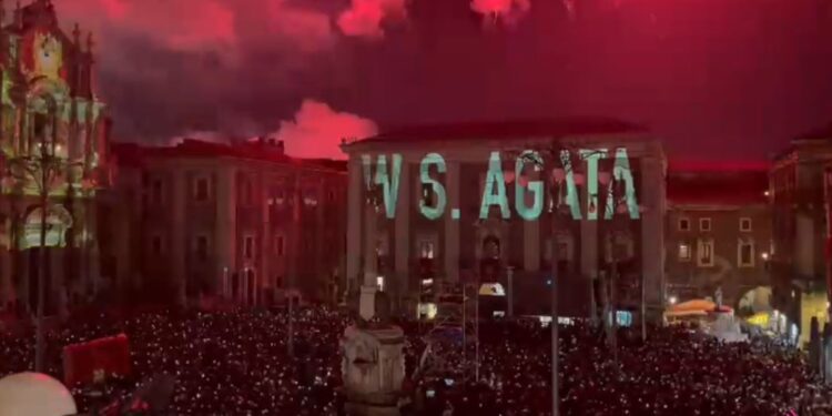 Festa di Sant’Agata: dopo i fuochi del 3, oggi messa dell’Aurora e giro esterno