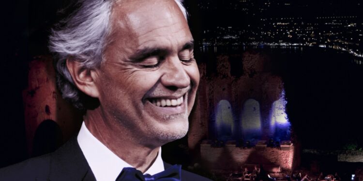 Andrea Bocelli raddoppia con una nuova data al teatro antico di Taormina