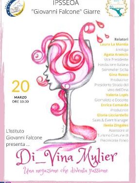 All’IPSSEOA di Giarre incontro su“Di-vina Mulier: una negazione che diventa passione”