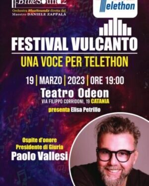 Paolo Vallesi super ospite dello spettacolo “Una canzone per Telethon”