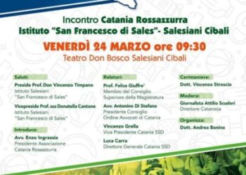 “Il calcio e lo sport in genere come Educazione alla legalità”all’Istituto San Francesco di Sales di Catania