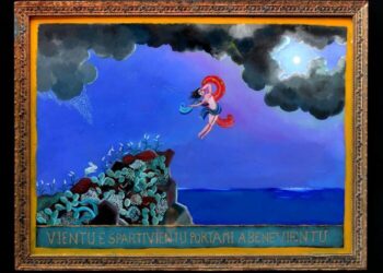 La pittura su vetro di Roberto di Alicudi a Palermo con la personale “Hotel Patria”