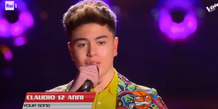 A “The voice Kids” il giovane cantante catanese, Claudio Allatta