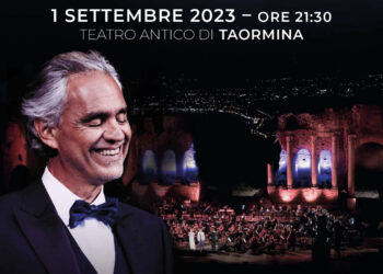 Andrea Bocelli in concerto al Teatro  Antico di Taormina