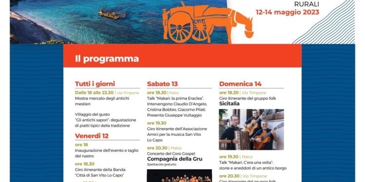 Al via “Makari, c’era una volta”, la rassegna delle tradizioni culturali nell’antico borgo di San Vito Lo Capo