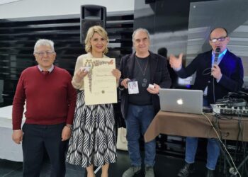 Francesca Bonanno “Benemerita del Carnevale di Acireale” per la sua interpretazione della maschera “Lavica”