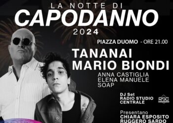 Capodanno a Catania, ci saranno anche Mario Biondi e Tananai