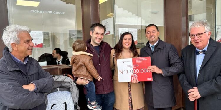 Agrigento, la Valle dei Templi festeggia il suo milionesimo visitatore