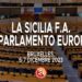 La Sicilia Football Association vola a Bruxelles al Parlamento europeo