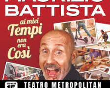 Maurizio Battista porta in scena “Ai miei tempi non era così” al teatro Metropolitan di Catania