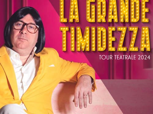 Ruggero de I Timidi con La Grande Timidezza: il nuovo show musicale