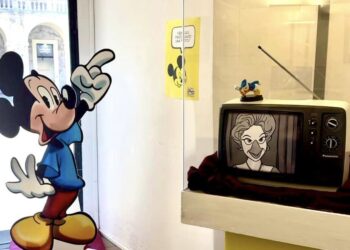 La mostra “70 anni di TV visti da Topolino” con le tavole originali di Cavazzano