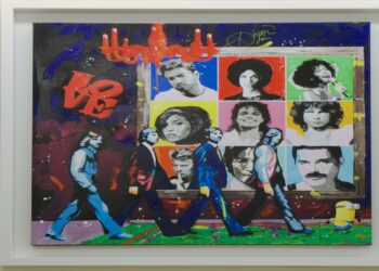 Corniceria Brera ospita Club Icons: l’omaggio di Renè ai miti della musica