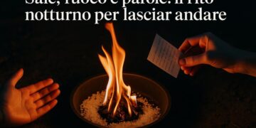 Sale, fuoco e parole: il rito notturno per lasciar andare