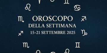 Oroscopo della settimana dal 15 al 21 settembre 2025
