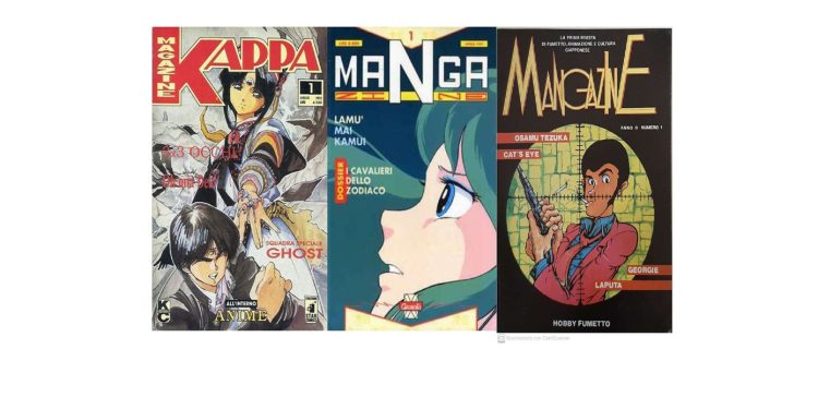 Da Mangazine a Kappa Magazine, l’esplosione dei manga in Italia