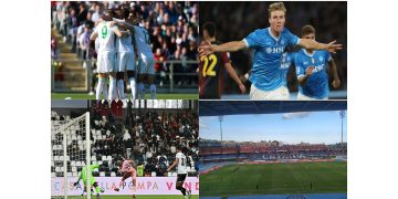 Weekend calcio: Roma e Napoli in testa in A, Catania vince derby