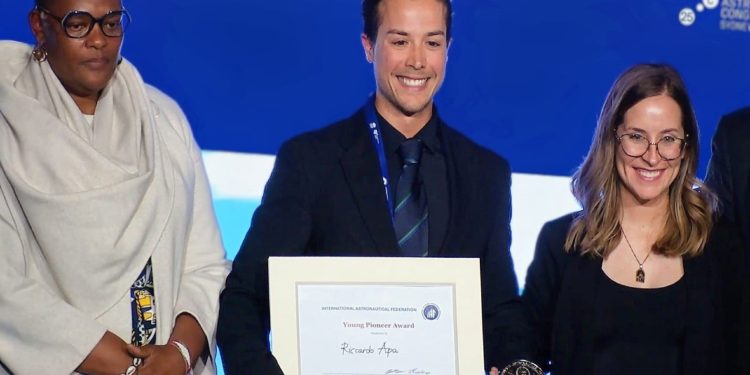 IAF Young Pioneer Award 2025: vince il belpassese Riccardo Apa