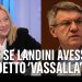 E se Landini avesse definito la Meloni vassalla?