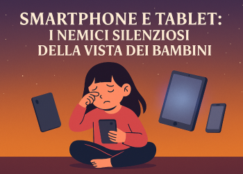Smartphone e tablet: i nemici silenziosi della vista dei bambini