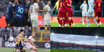 Calcio: Roma e Inter protagoniste, Palermo cade, Catania vola
