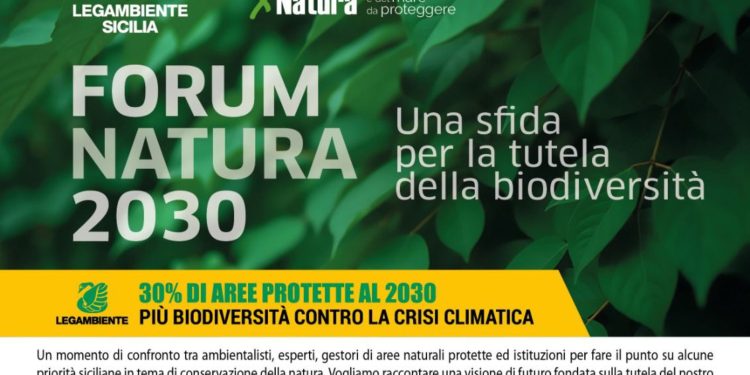 Il Forum Natura 2030 domani nella sede regionale di Legambiente